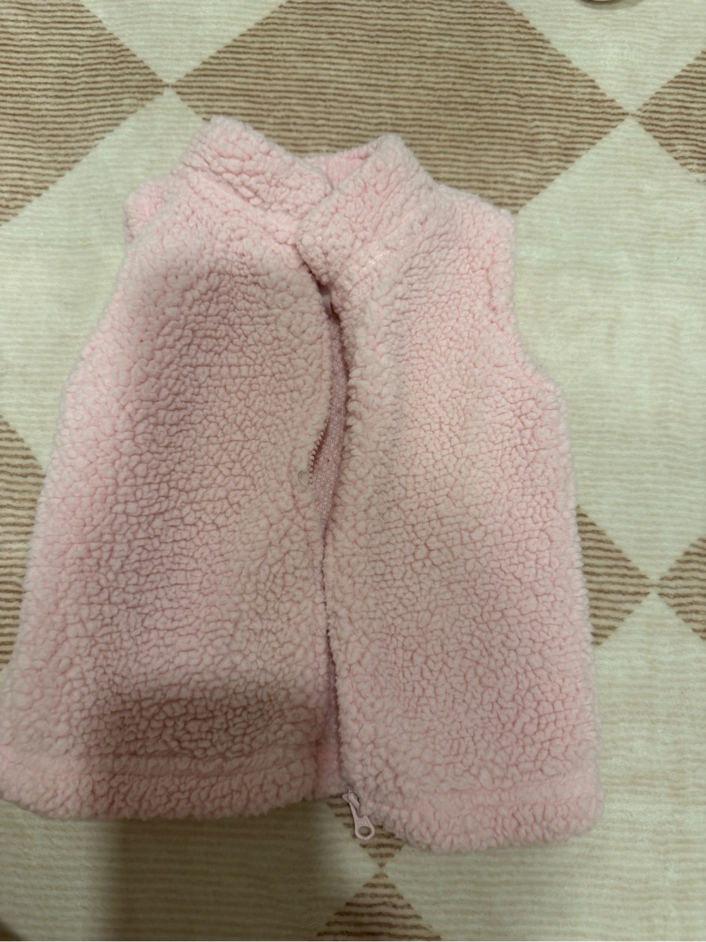 Carter's Soft Pink Sherpa Vest for Kids